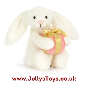 Jellycat Bashful Bunny with Present